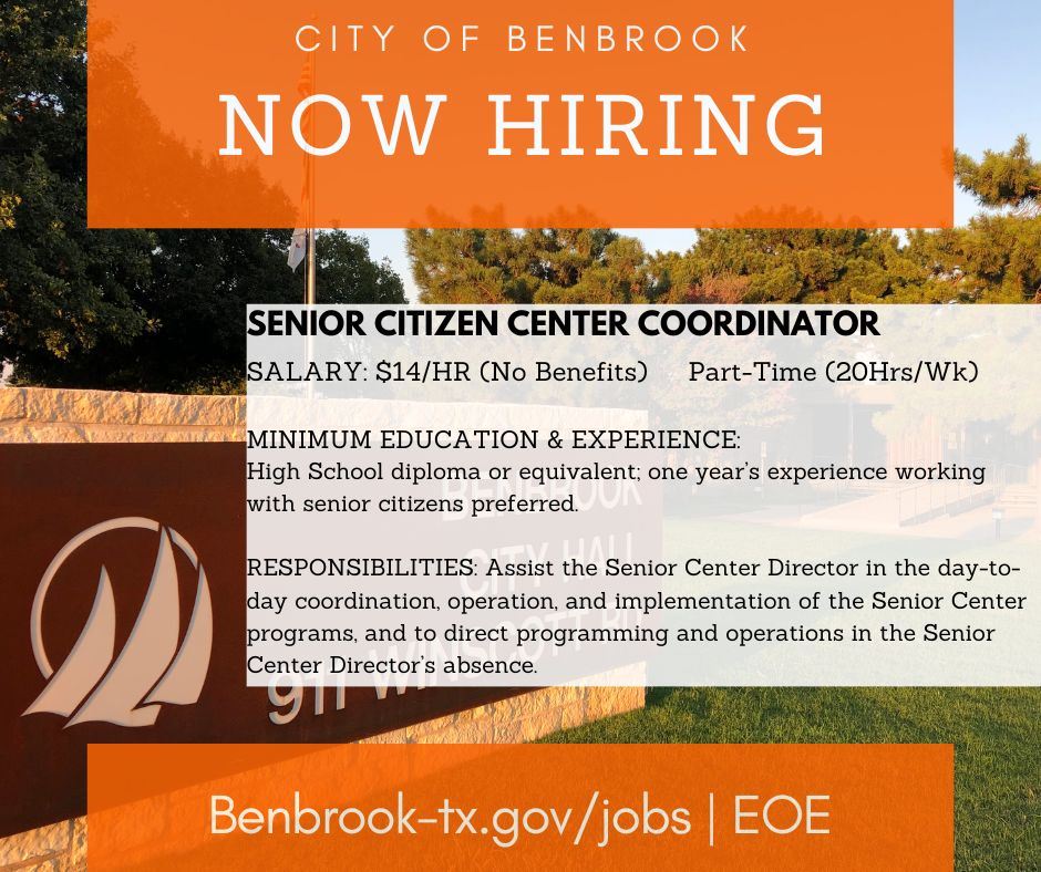 Senior Citizen Center Coordinator