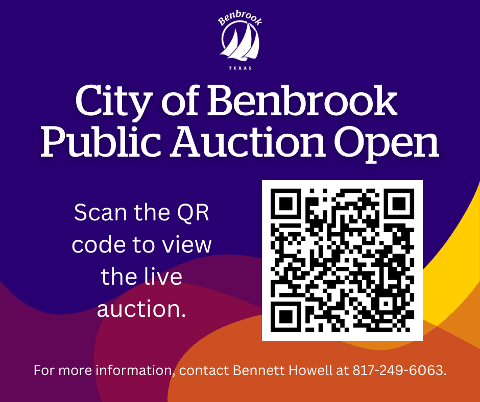City of Benbrook Public Auction Open